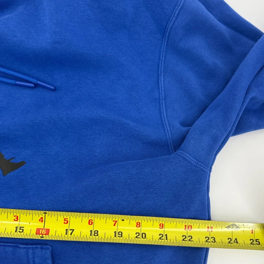 Jordan Flight Essentials Pullover Hoodie Game Royal Blue FD7545-480 Mens Medium